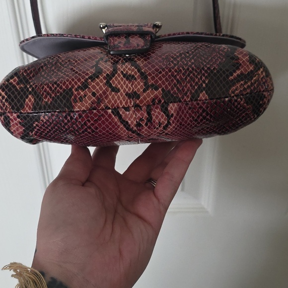 Coach Python Embossed Soho Snakeskin Leather Crossbody Bag. - Picture 3 of 13